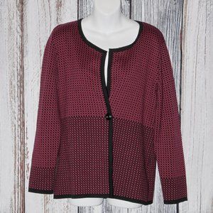 Pendelton Black Purple Cardigan